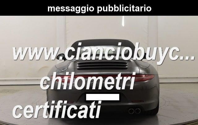 PORSCHE 911 3.8 Carrera 4S Cabriolet automatica Immagine 0