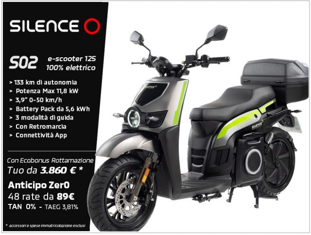 SILENCE S02 HS e-scooter 125 Immagine 0