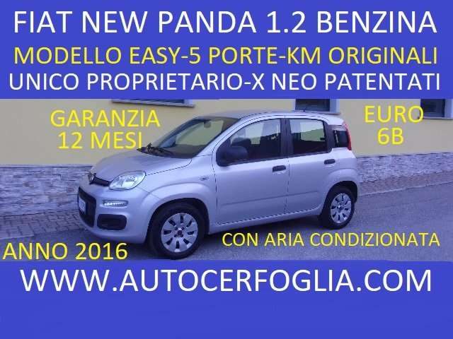 FIAT Panda 1.2 Easy 69cv E6-X NEO PATENTATI !!! Immagine 0
