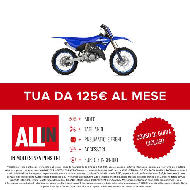 YAMAHA YZ 125 YZ 125 Immagine 1