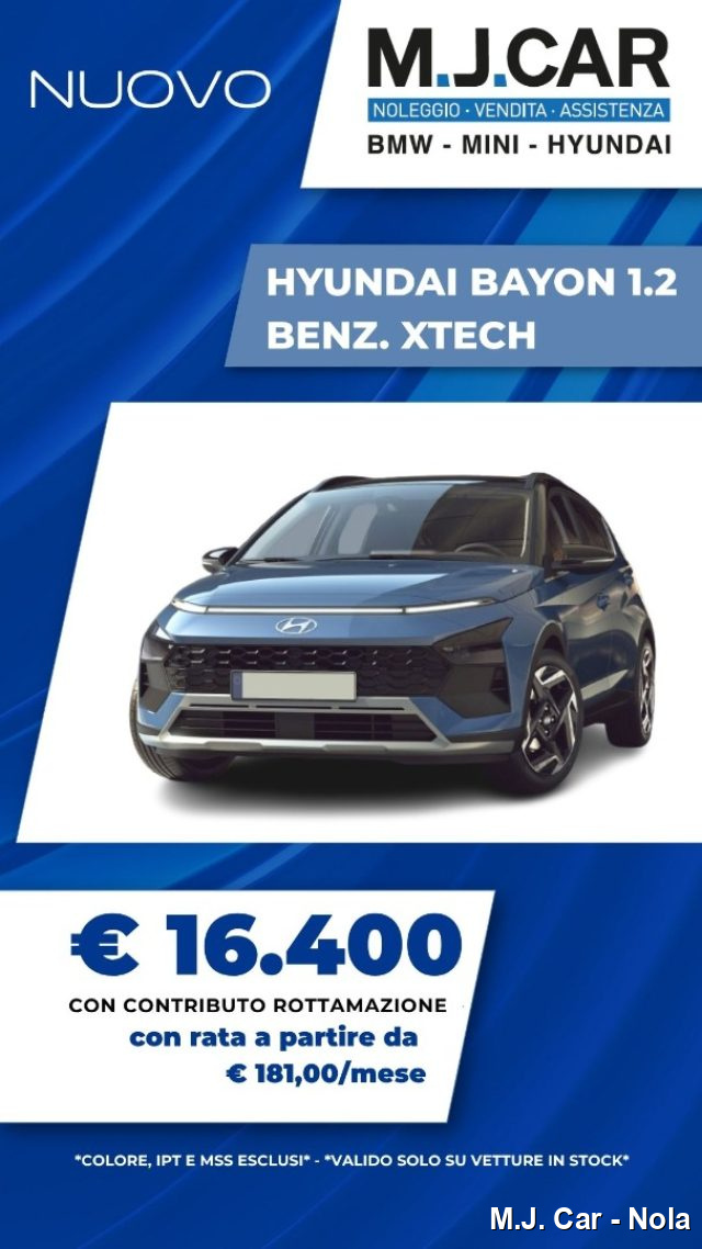 hyundai bayon 1.2 mpi mt xtech