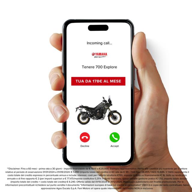 YAMAHA Ténéré 700 2023 Immagine 2