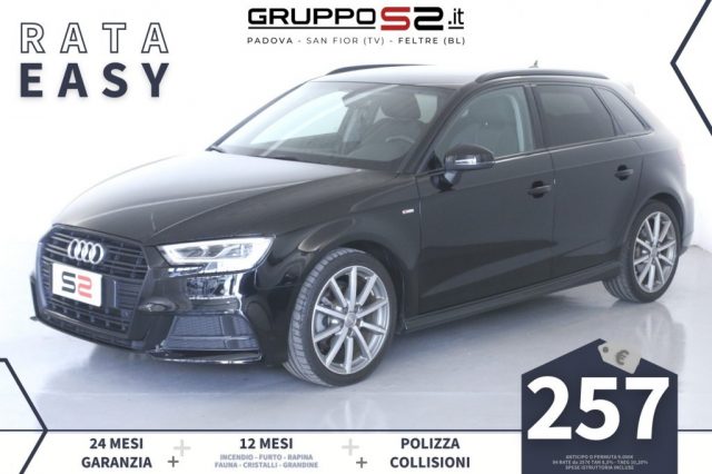 AUDI A3 SPB 30 TFSI S-Line/BLACK PACK/CERCHI 18/SENS PARCH Immagine 0