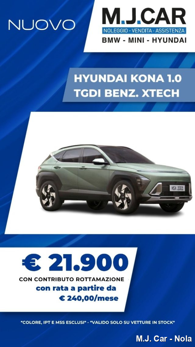 hyundai kona 1.0 t-gdi x tech