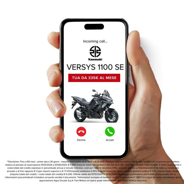 KAWASAKI Versys 1100 SE 2025 Immagine 2