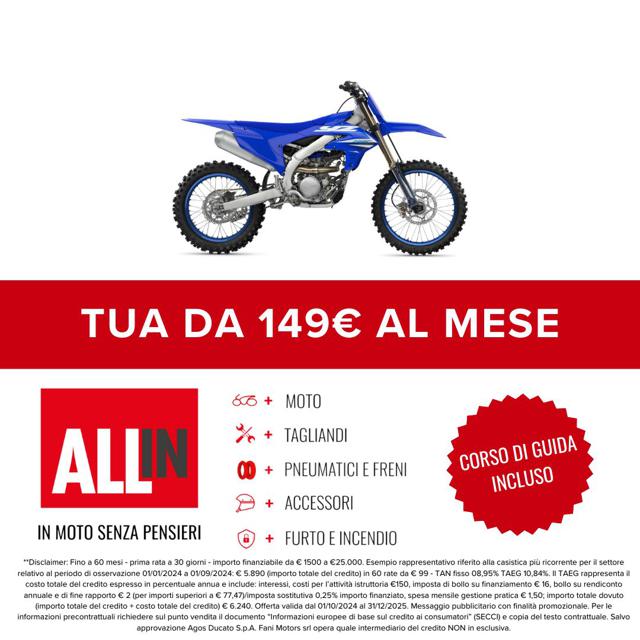 YAMAHA YZ 250 F 2024 Immagine 1