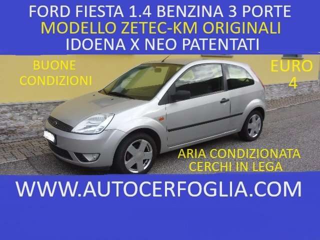 FORD Fiesta 3p 1.4 16v Zetec-X NEO PATENTATI !!! Immagine 0