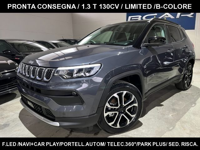 JEEP Compass 1.3 Turbo T4 Limited/NAVI/Telecam°360/Pack Winter Immagine 0