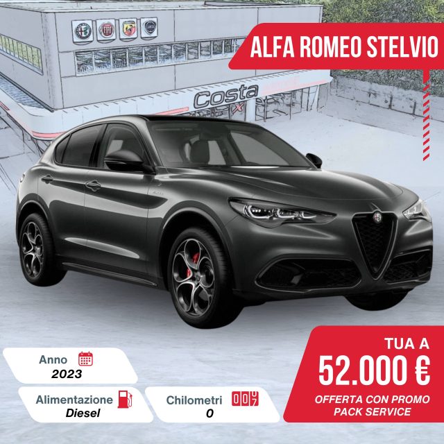 alfa romeo stelvio 2.2 turbodiesel 210 cv at8 q4 veloce