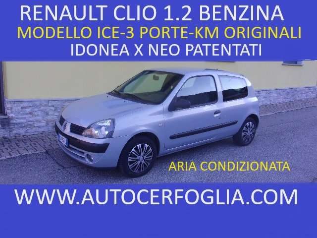 RENAULT Clio 3p 1.2 Ice-IDONEA X NEO PATENTATI!! Immagine 0