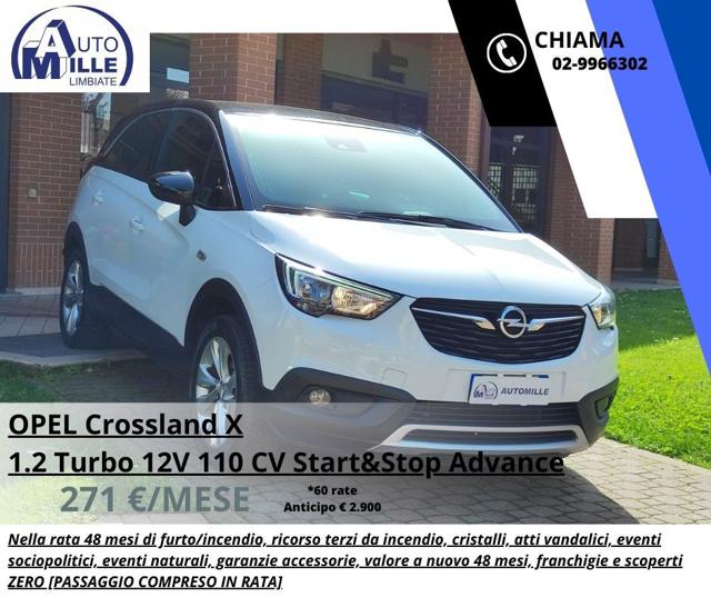 OPEL Crossland X 1.2 Turbo 12V 110 CV Start&Stop Advance Immagine 0