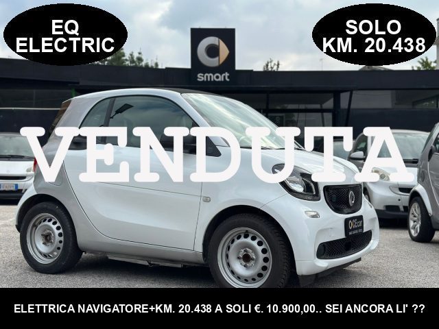 SMART ForTwo EQ ELETTRICA+NAVIGATORE +SOLO KM. 20.438+ALLSEASON Immagine 0