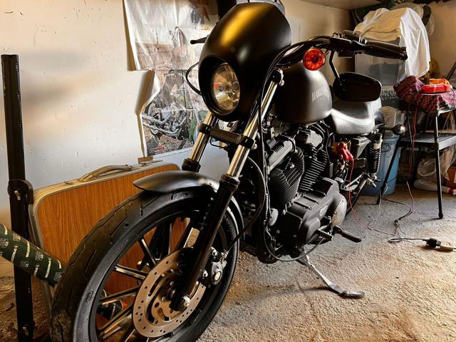 MOTOS-BIKES Harley Davidson Nero pastello
