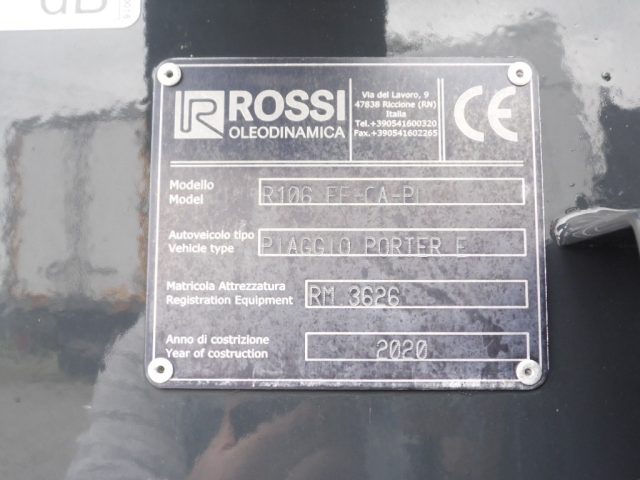 PIAGGIO PORTER RACCOLTA RIFIUTI CASSONE RIBALT - foto 13