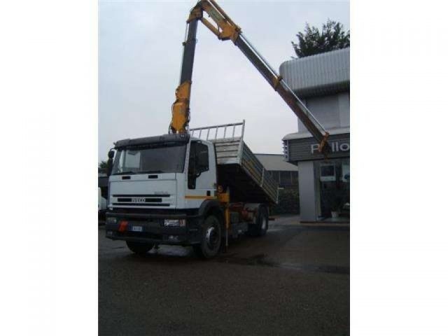 IVECO LKW/TRUCKS EUROTECH 440E 34 P.TA 74 QLI RIBALTAB+GRU PM 13024 Immagine 4