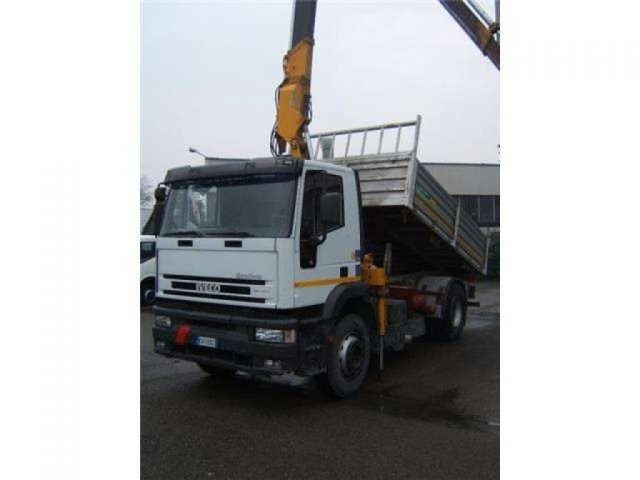 IVECO LKW/TRUCKS EUROTECH 440E 34 P.TA 74 QLI RIBALTAB+GRU PM 13024 Immagine 2