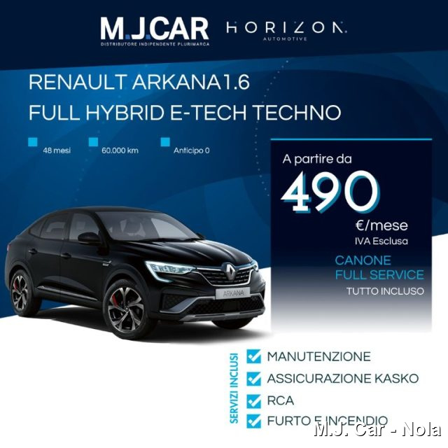 RENAULT Arkana Arkana Full Hybrid E-Tech 145 CV Techno Immagine 0