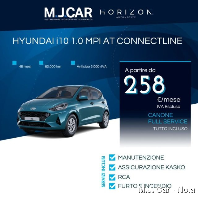 HYUNDAI i10 1.0 MPI AT Connectline Immagine 0