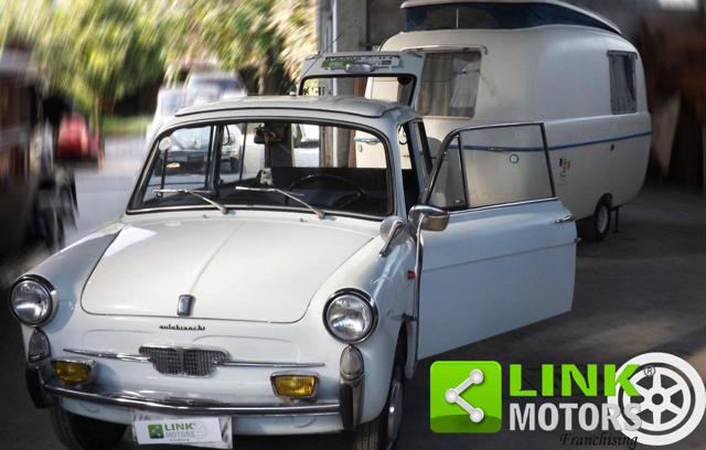 AUTOBIANCHI Bianchina panoramica 120 D con roulotte iscritta ASI Immagine 1