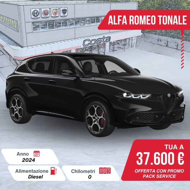 alfa romeo tonale 1.6 diesel 130 cv tct6 veloce