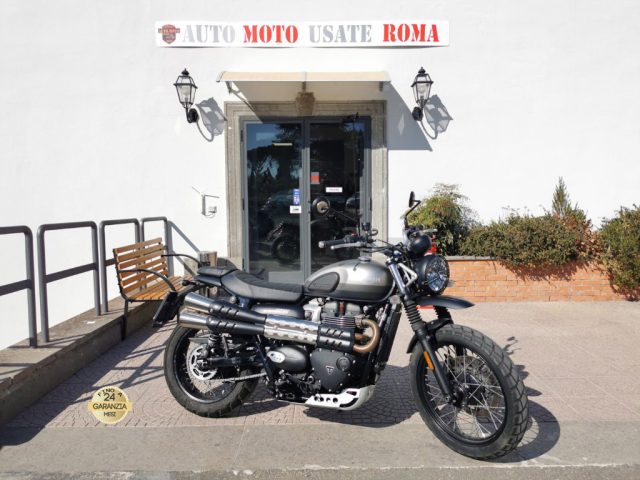 TRIUMPH Street Scrambler 900 Grigio perlato