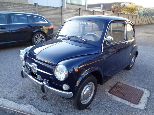 FIAT 600 D Fanalona *TARGHE ORIGINALI* *RESTAURATA* Immagine 1