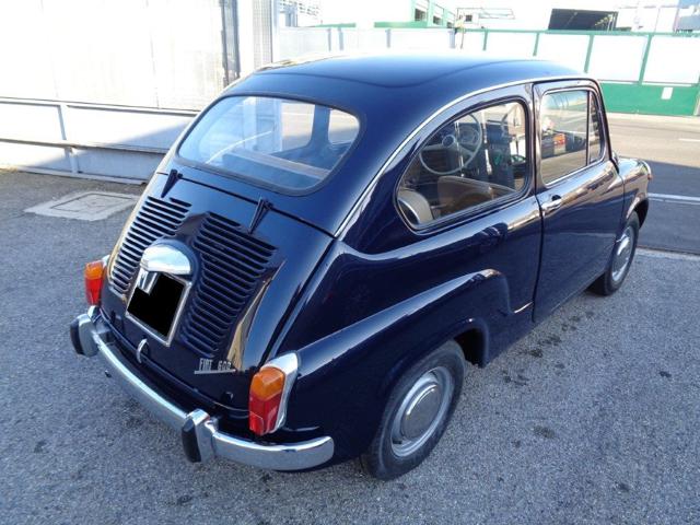 FIAT 600 D Fanalona *TARGHE ORIGINALI* *RESTAURATA* Immagine 3