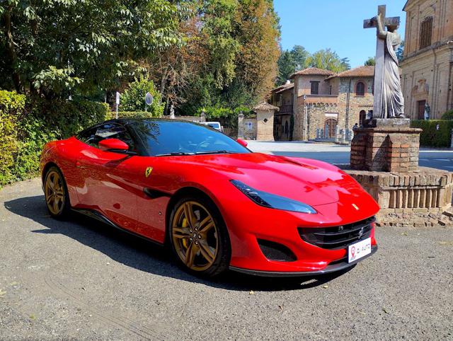 FERRARI Portofino bicolore-cavallino cucito poggiatesta-iva esposta Immagine 2