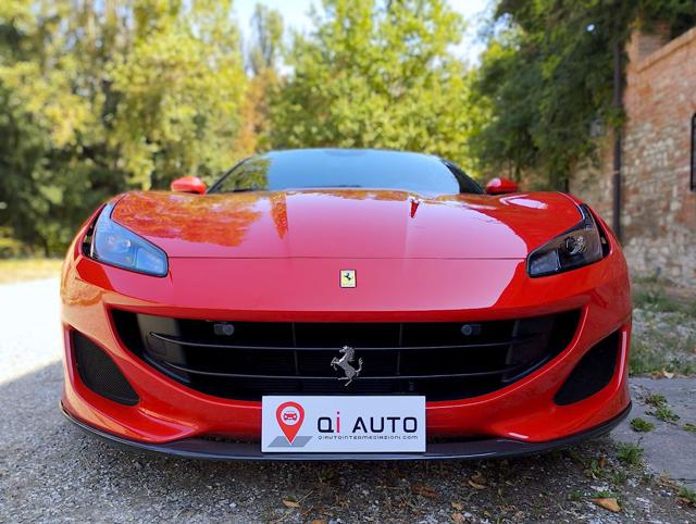 FERRARI Portofino bicolore-cavallino cucito poggiatesta-iva esposta Immagine 1