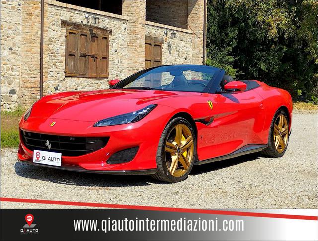 FERRARI Portofino bicolore-cavallino cucito poggiatesta-iva esposta Immagine 0