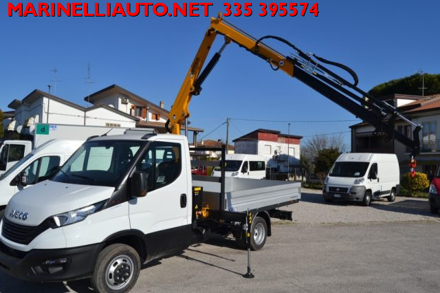 iveco daily p.consegna 35s14 2.3 con gru e cassone fisso