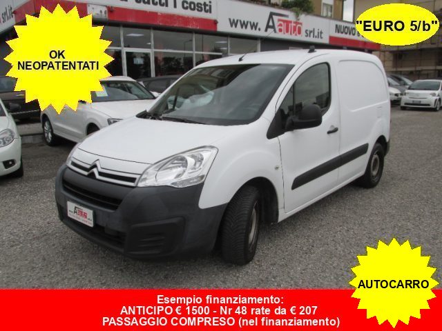 CITROEN Berlingo 1.6 HDi FAP Van 3 POSTI Club -OkNeopat.- UniPropr. Immagine 0