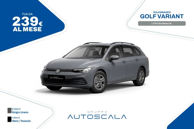 VOLKSWAGEN Golf Variant Benzina/Metano 2022 usata, Napoli