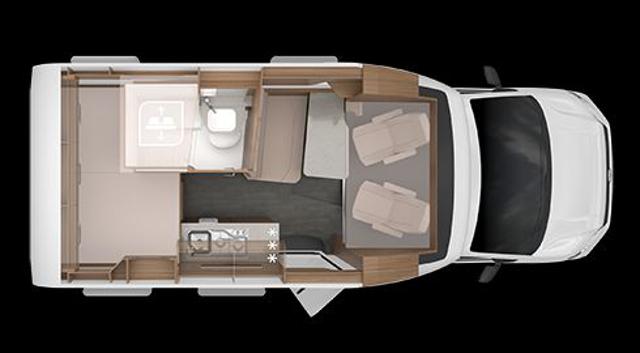 WEINSBERG  X-CURSION VAN 500 MQ NOLO VW  4 POSTI Immagine 1