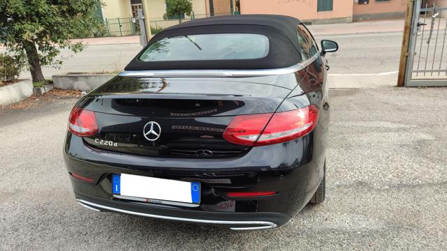 MERCEDES-BENZ C 220 d Auto Cabrio Sport "NAVI"XENON"PELLE"18" Immagine 2