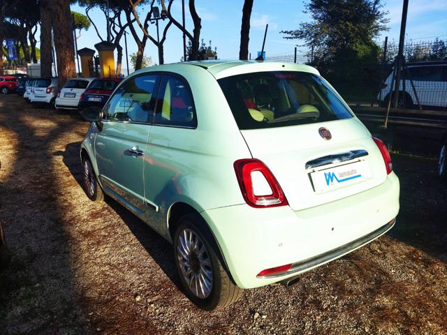 FIAT 500 1.2cc LOUNGE 69cv AUTO TETTO PANORAMICO CERCHI Immagine 3