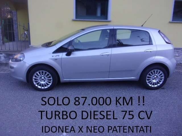 FIAT Punto 5p 1.3 mjt 16v Young 75cv-  87.000 KM !!! Immagine 1