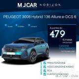 PEUGEOT 3008 Hybrid 136 e-DCS6 Allure