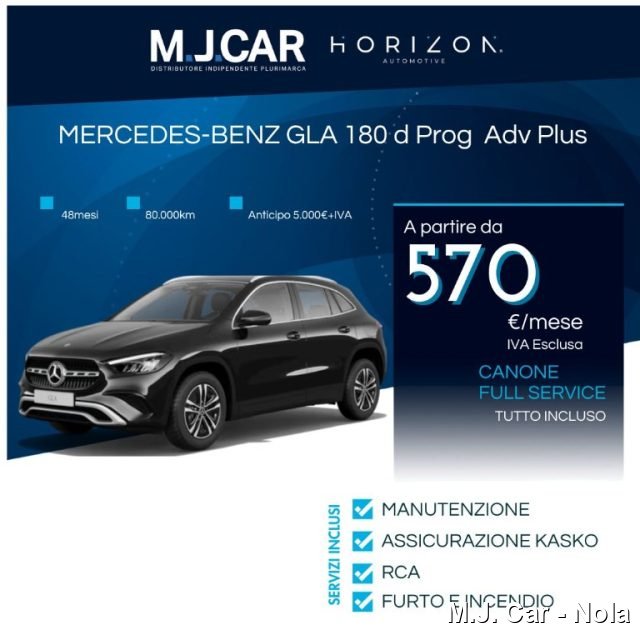 MERCEDES-BENZ GLA 180 d Automatic Progressive Advanced Plus Immagine 0