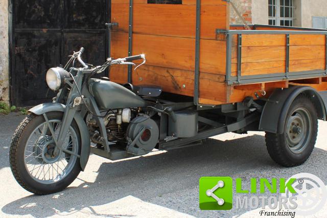 MOTO GUZZI Ercole Motocarro 3 ruote con cassone in legno Immagine 0