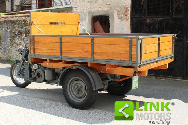 MOTO GUZZI Ercole Motocarro 3 ruote con cassone in legno Immagine 3