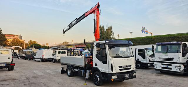 IVECO EUROCARGO 75E18  CASSONE FISSO MT3.85+GRU Immagine 1