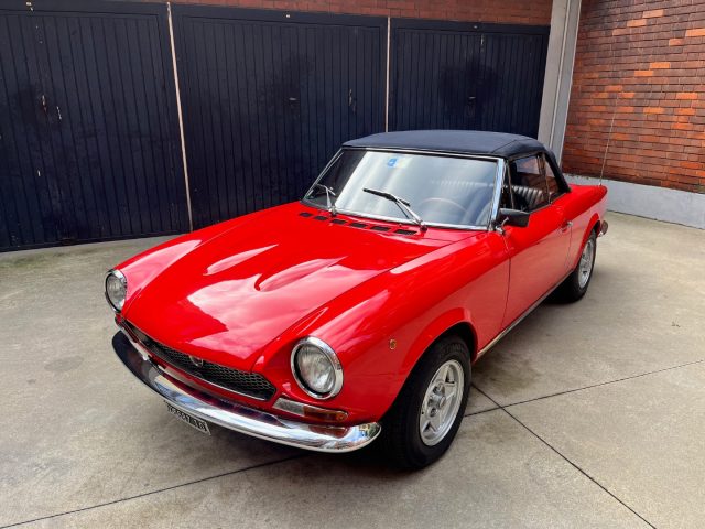 FIAT 124 Spider 1600 BS1 Targhe libretto originali unico proprieta Immagine 0