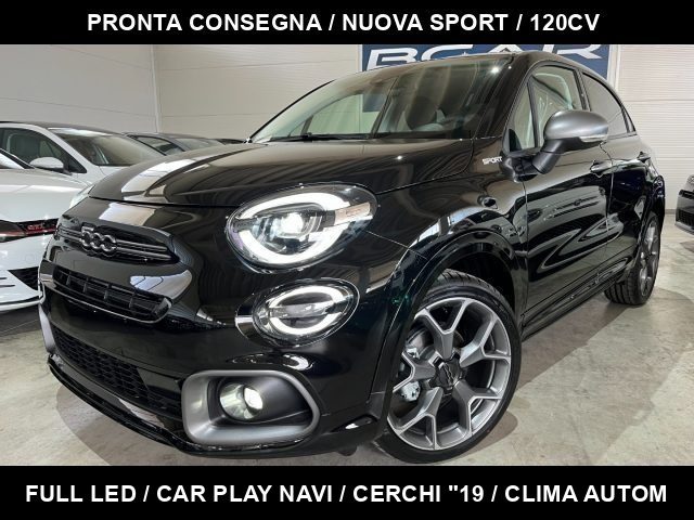 FIAT 500X 1.0 120CV GPLSport F.LED/"19/NAV/CAR PLAY/TELEC. Immagine 0