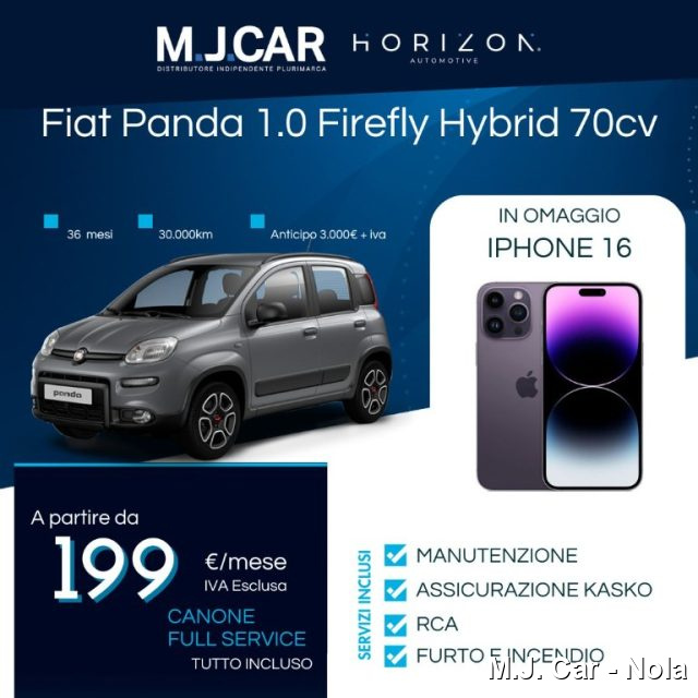 FIAT Panda 1.0 FireFly S&S Hybrid Immagine 0