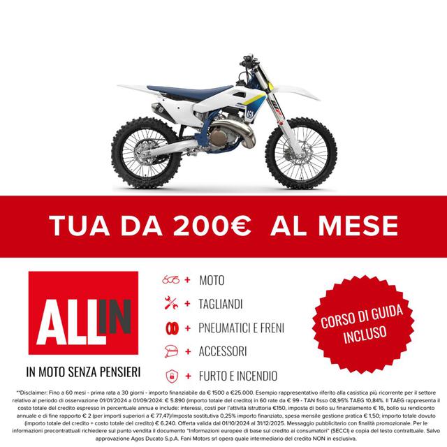 HUSQVARNA TC 250 TC 250 MY 2025 Immagine 1