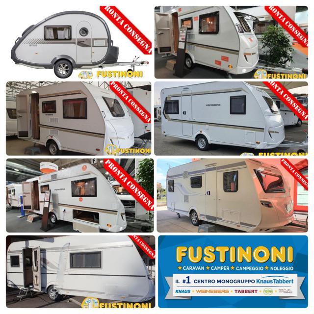 KNAUS  SPORT 580 QS  -KNAUS CARAVAN NUOVA  LARGH 2.5 Immagine 1