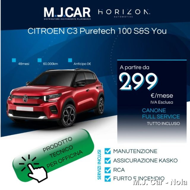 CITROEN C3 PureTech 100 S&S You--OFFICINA Immagine 0