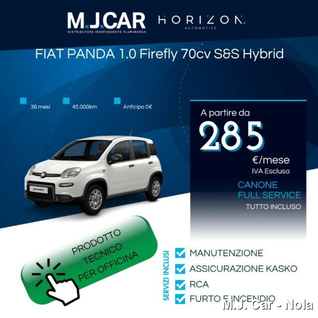 FIAT Panda 1.0 FireFly S&S Hybrid -- OFFICINA Immagine 0