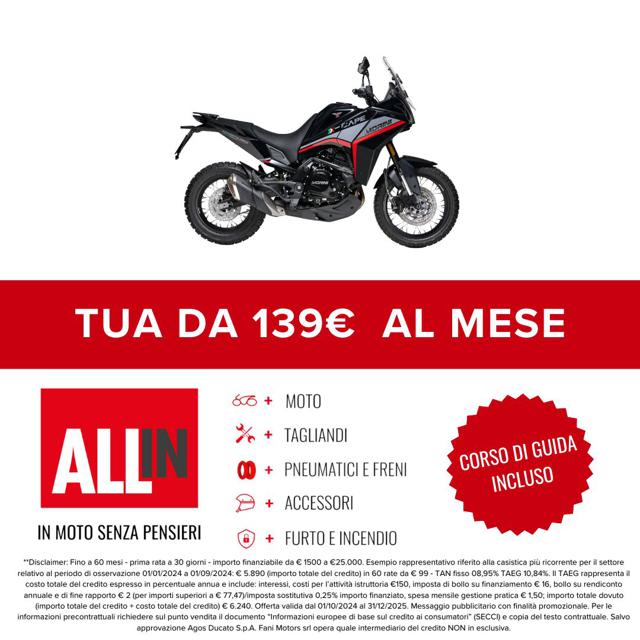 MOTO MORINI X-Cape 650 versione RAGGI Immagine 1